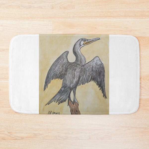 Item preview, Double-crested cormorant dries its feathers designed and sold by Matt Starr Fine Art .