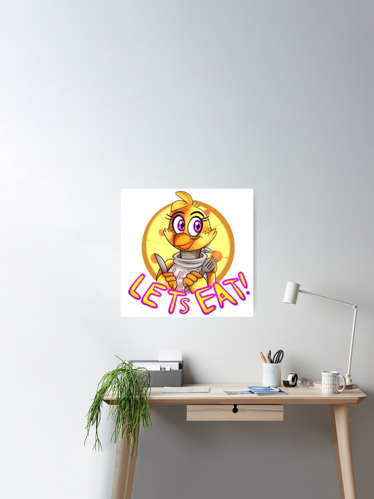 Five Nights at Freddy's Chica Vinyl Stickers, 2.75 Die Cut, Laptop