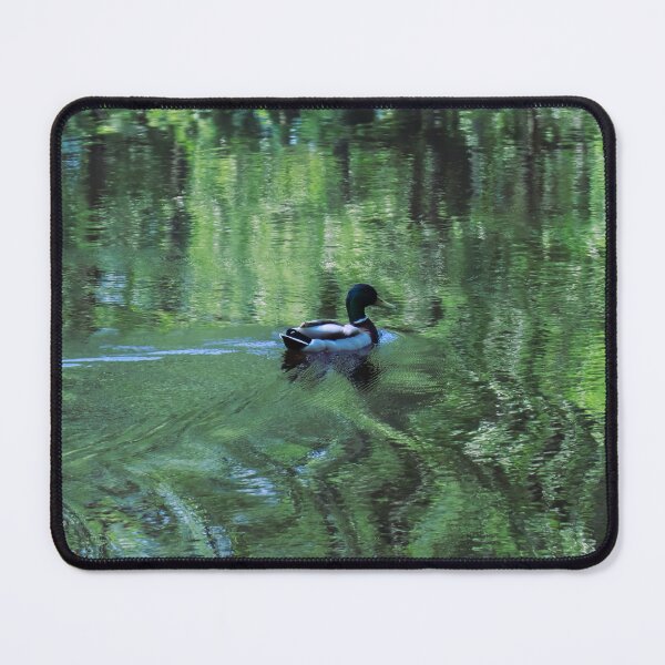 Item preview, A Mallard Among The Green Reflections On The Water designed and sold by hurmerinta.