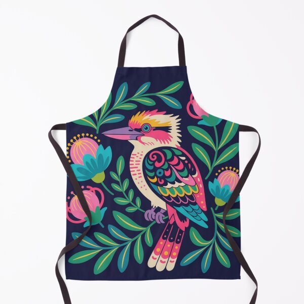 Item preview, Modern Folk Art Kookaburra - Australian Wildlife Bird designed and sold by Wennebabs.