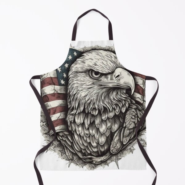 Item preview, Patriotic Bald Eagle American Flag Vintage Freedom Design designed and sold by Kanvasly.