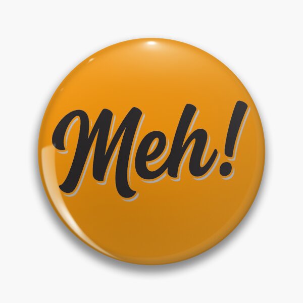 Item preview, Meh.! Sarcastic Minimalist Playful Script Graphic T-Shirt designed and sold by Chaotic-Treasures.