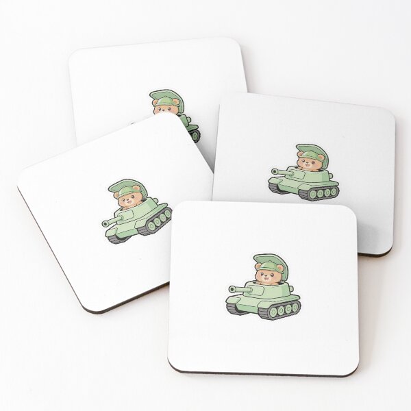 Item preview, Cute Bear in Tank Cartoon Sticker| Kawaii Army Bear illustration  designed and sold by carestazafeli.