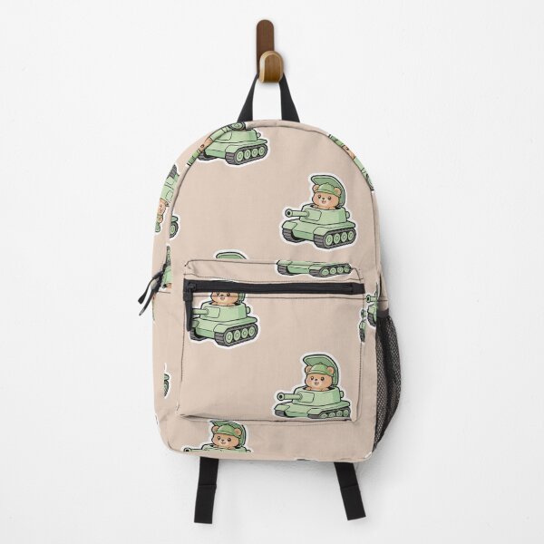 Item preview, Cute Bear in Tank Cartoon Sticker| Kawaii Army Bear illustration designed and sold by carestazafeli.