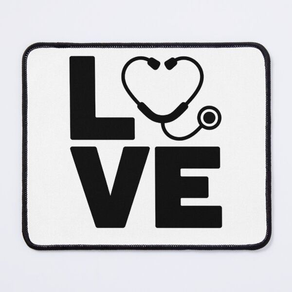 Item preview, Love Stethoscope Graphic designed and sold by Gallory Hive.