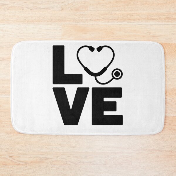 Item preview, Love Stethoscope Graphic designed and sold by Gallory Hive.