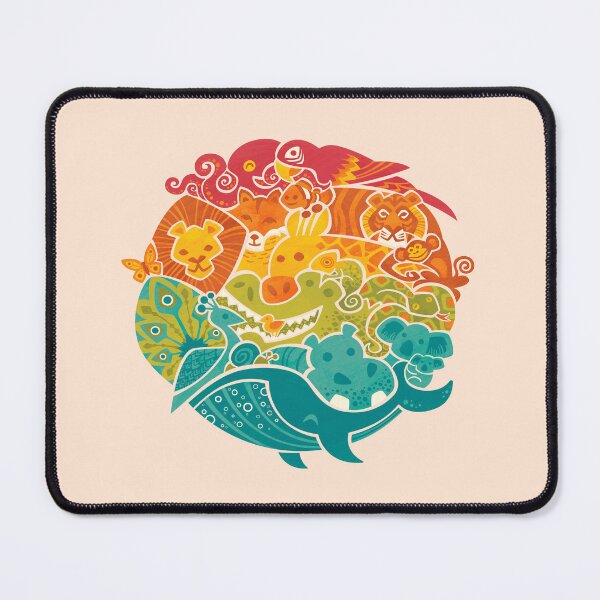 Item preview, Animal Rainbow - cream designed and sold by Wayne Minnis.