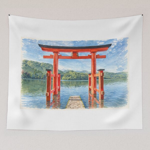 Item preview, Hakone Shrine designed and sold by HOMETOWN86.