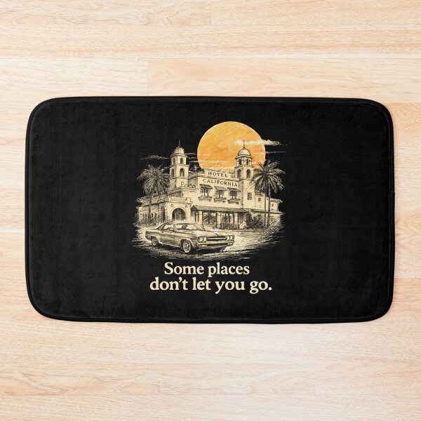 Item preview, Vintage Desert Hotel Design – “Some Places Don’t Let You Go” | Retro Rock Inspired designed and sold by e-Shop67.