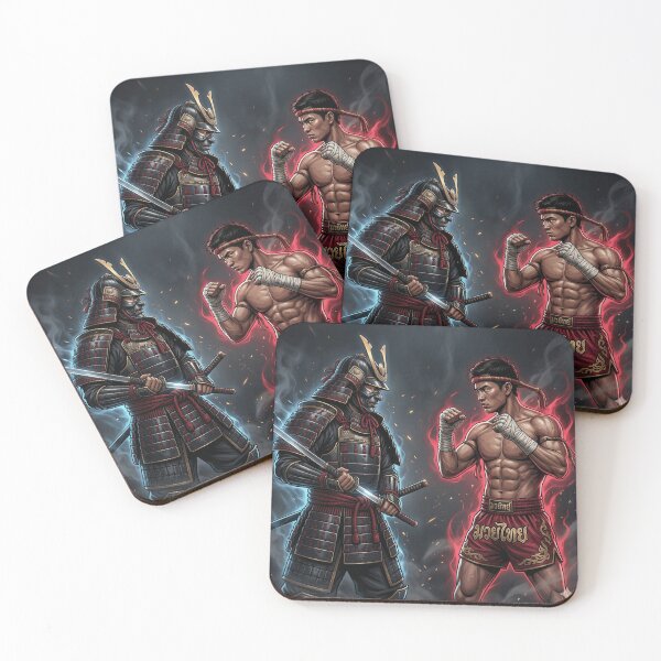 Item preview, Samurai vs Muay Thai - Epic Martial Arts Battle designed and sold by MaynyStudio.