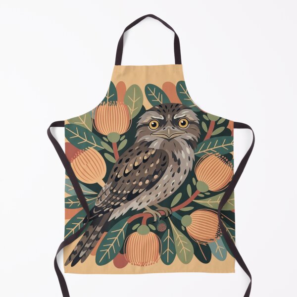 Item preview, Modern Folklore Tawny Frogmouth – Moody Australian Nocturnal Bird Art designed and sold by Wennebabs.