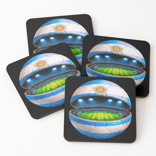 Item preview, Argentina Soccer Stadium Ball Design  designed and sold by FunToTheFullest.