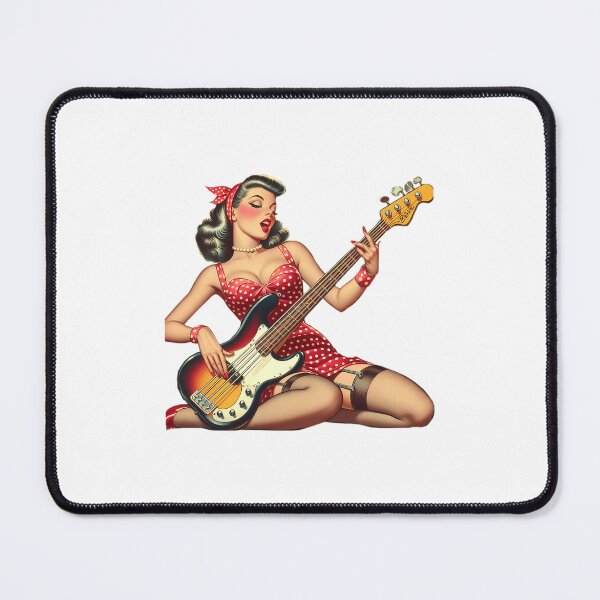 Item preview, Slappin Bass Pin Up  designed and sold by kinosky.