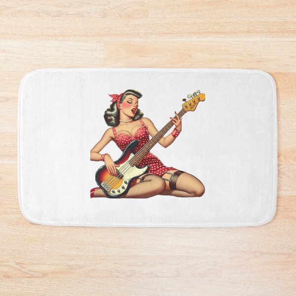 Item preview, Slappin Bass Pin Up  designed and sold by kinosky.