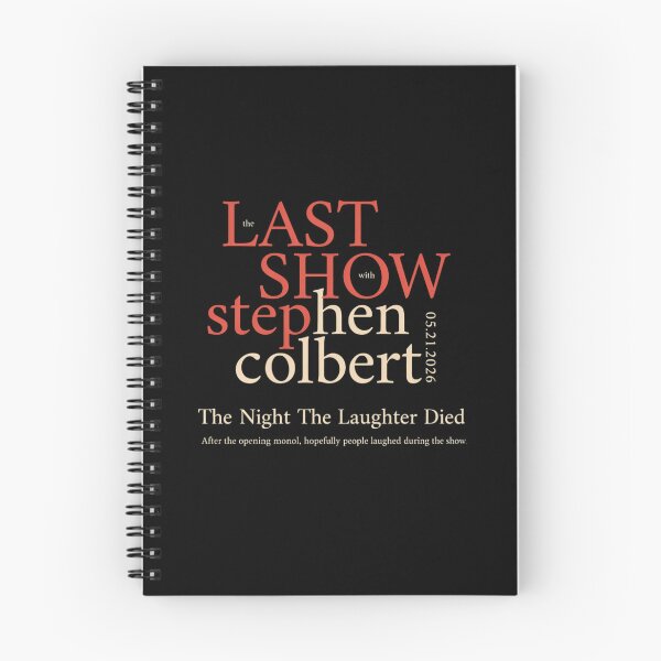 Item preview, Stephen Colbert - The Night The Laughter Died - Stephen Colbert Final Show May 21 2026 designed and sold by kinosky.