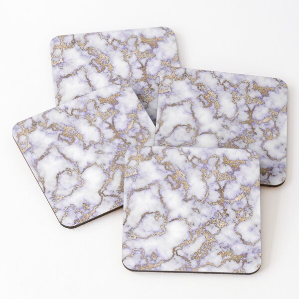 Item preview, Amethyst Purple Gold Marble Pattern designed and sold by Rosemarie Guieb Designs.