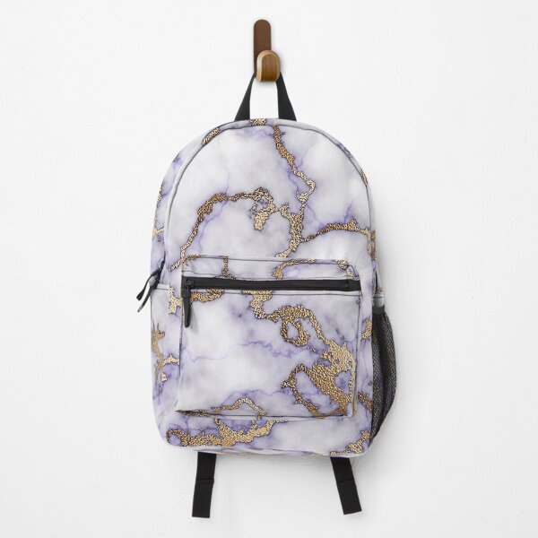 Item preview, Amethyst Purple Gold Marble Pattern designed and sold by Rosemarie Guieb Designs.