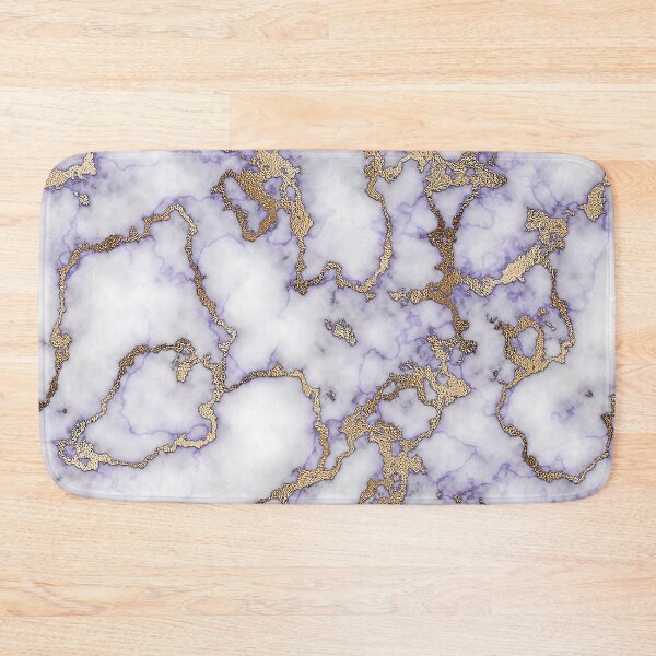 Item preview, Amethyst Purple Gold Marble Pattern designed and sold by Rosemarie Guieb Designs.