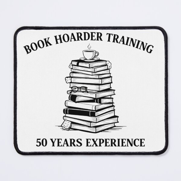 Item preview, Book Hoarder Training 50 Years Experience Funny Book Lover Gift Shirt designed and sold by PunchlinePress.
