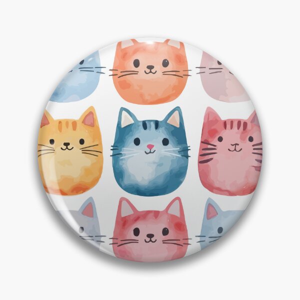 Item preview, Cute bubble cats watercolor designed and sold by Grypis.