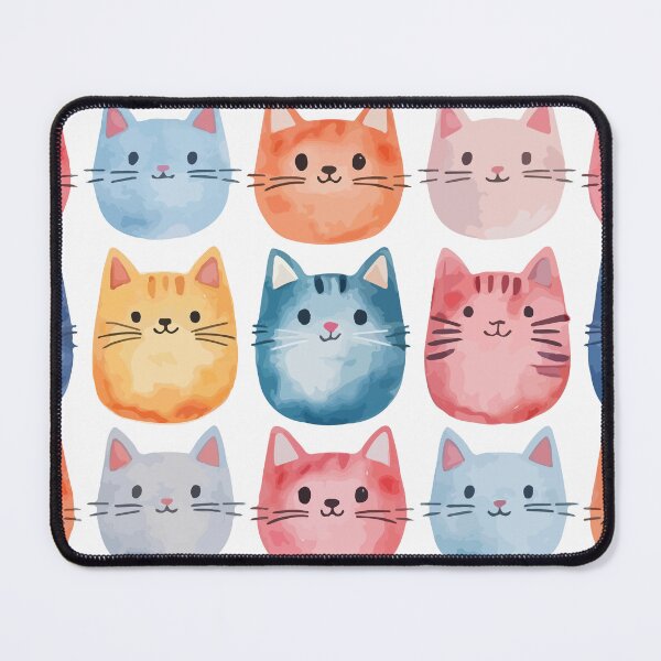 Item preview, Cute bubble cats watercolor designed and sold by Grypis.