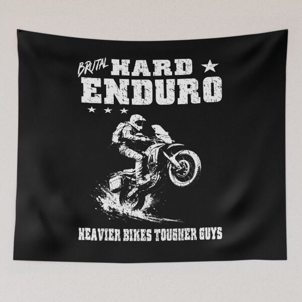 Item preview, Brutal Hard Enduro Heavier Bikes Tougher Guys Extreme Motorcycle Motorsport Hard Enduro Riders and Fans Adventure bikes  designed and sold by Jt41.