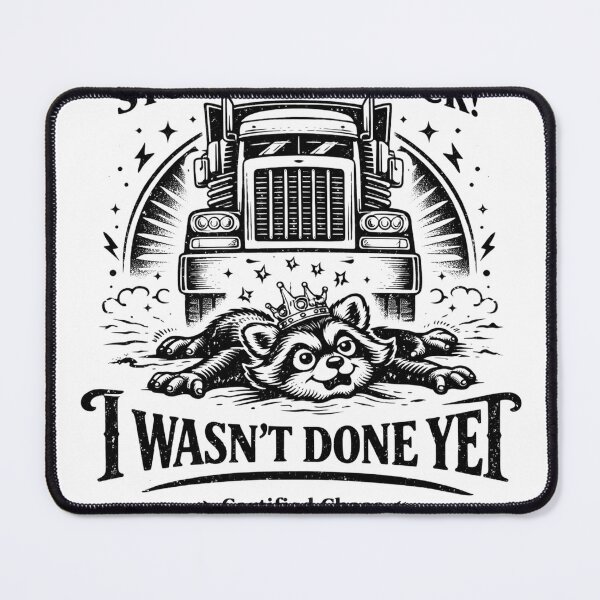 Item preview, Funny Raccoon Truck Chaos Humor Vintage Graphic designed and sold by CoolTShirtDesign.