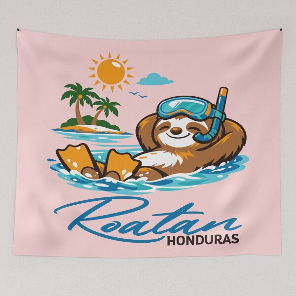 Item preview, Roatan Sloth, Roatan Honduras Sloth snorkeling, Roatan designed and sold by Colorfulman.