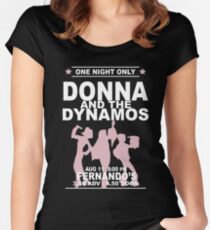 Donna and the Dynamos - White Women's Fitted Scoop T-Shirt
