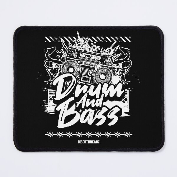 Item preview, DRUM AND BASS - Boombox Graffiti Splash (White) designed and sold by Discothreadz.