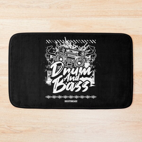 Item preview, DRUM AND BASS - Boombox Graffiti Splash (White) designed and sold by Discothreadz.