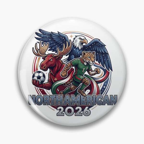 Item preview, North American Soccer Nations 2026 - Trio Spirit Art designed and sold by MyStore2025.