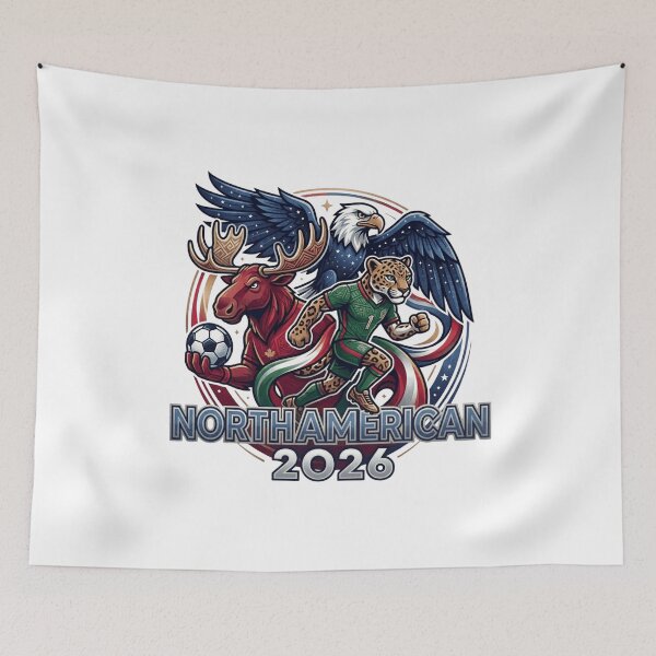Item preview, North American Soccer Nations 2026 - Trio Spirit Art designed and sold by MyStore2025.