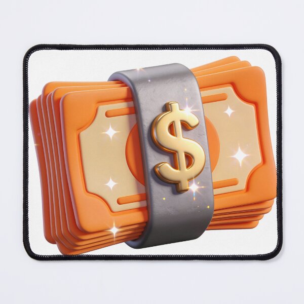Item preview, A stack of money on transparent background designed and sold by Creative88Art.