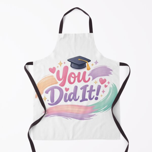 Item preview, Pastel Brush‑Stroke Graduation Celebration Art designed and sold by Mindful56.