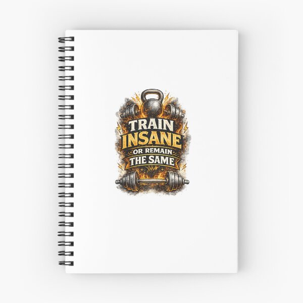 Item preview, Train Insane Or Remain The Same Gym Motivation Workout Quote designed and sold by Artbysarmina.