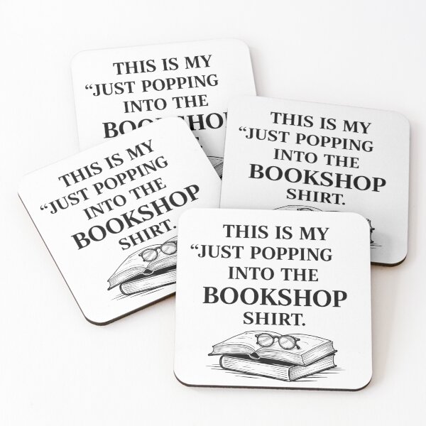 Item preview, This is my " Just popping into the bookshop shirt." designed and sold by PunchlinePress.