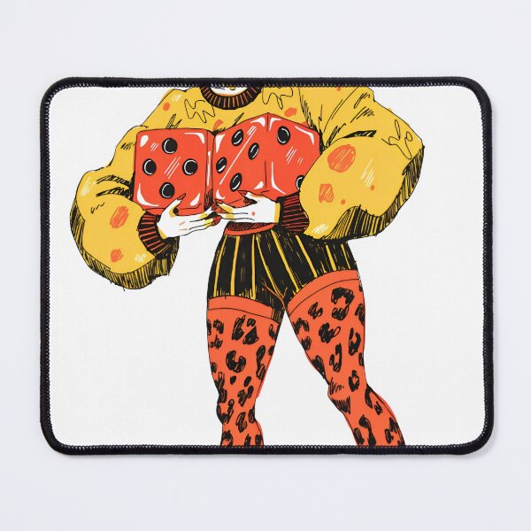 Item preview, A colorful illustration of a clown holding dice on transparent background designed and sold by Creative88Art.