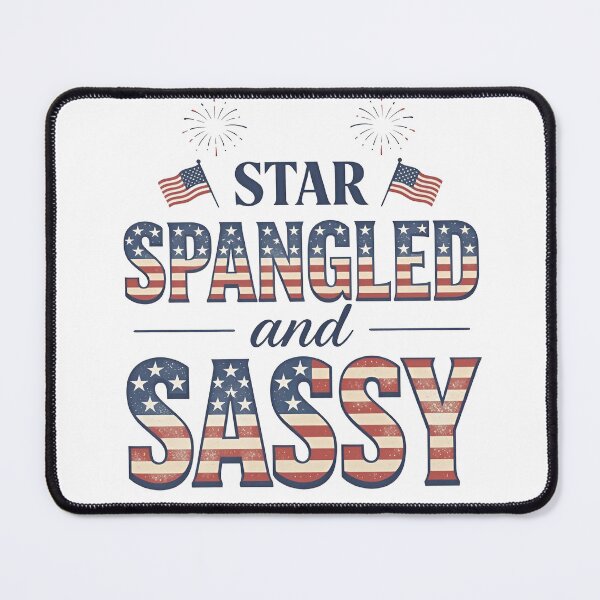 Item preview, Star Spangled Sassy, Patriotic American Flag, Red White Blue USA Fireworks designed and sold by RamneekFraty.