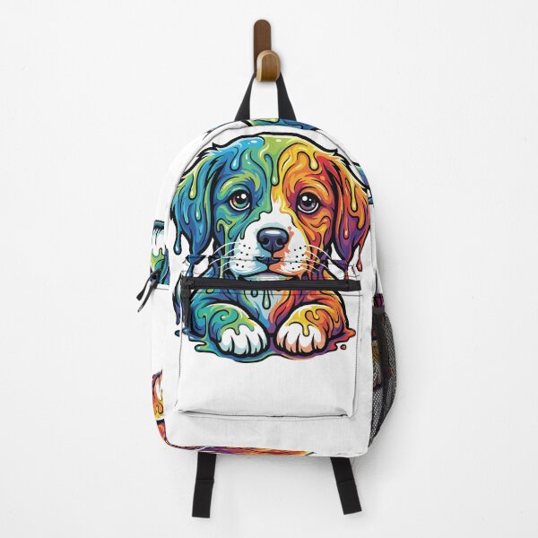 Item preview, Colorful Drip Dog Rainbow Splash Art designed and sold by BestChoiceService.