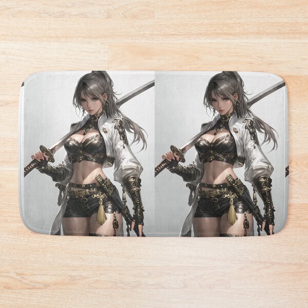 Item preview, Shadow Ronin Cyber Elegance – Dark Samurai Girl Aesthetic Anime Warrior designed and sold by EchoWave11.