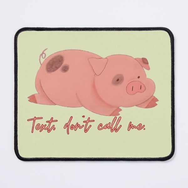 Item preview, Text Don’t Call Me Cute Pig Design, Funny Introvert Pig Illustration, Cute Lazy Pig Art, Relatable Humor Animal Design designed and sold by Yesss-Mau.