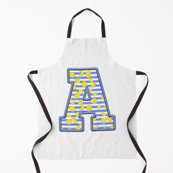 Item preview, Preppy Lemon Letter A Phone Case Cute Summer Gift for Her, Blue Stripe Lemon Monogram A Sticker Aesthetic Gift, Lemon Letter A Mug Cute Preppy Gift for Girls, Preppy Lemon Monogram A designed and sold by Noe Mill.