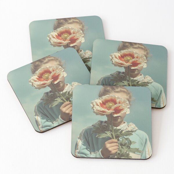 Item preview, Dreamy Girl With Oversized Flower designed and sold by junkydotcom.