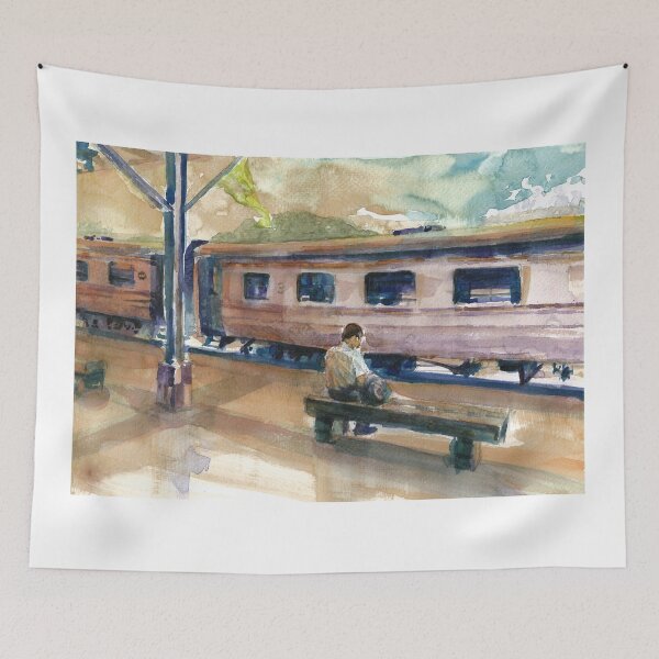 Item preview, The Quiet Departure designed and sold by The Hueman.
