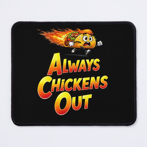 Item preview, Trump Always Chickens Out Funny Taco Political Satire designed and sold by CoolCrazyQuirky.