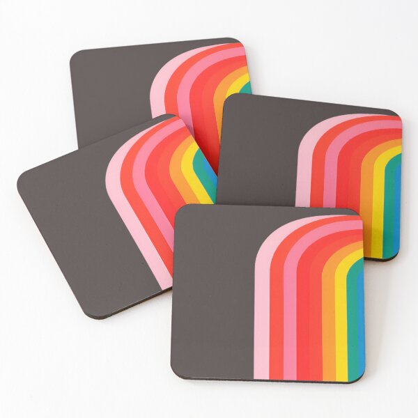 Item preview, Retro Rainbow Arch Minimalist Design designed and sold by Rangmanch.