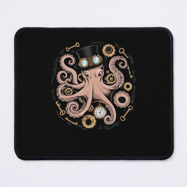 Item preview, Steampunk Octopus Squid Sea Animal Ocean designed and sold by Dressed For  Duty.