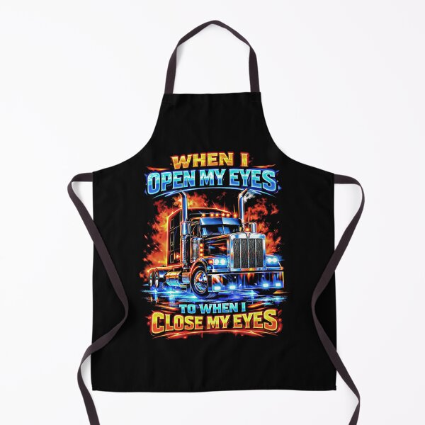 Item preview, When I Open My Eyes Big Rig Neon Fire Truck designed and sold by graphixpolash.