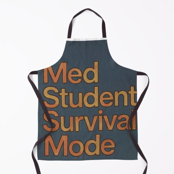 Item preview, Medical student survival mode grey background Humor Tee, brafdesign designed and sold by Brafdesign.